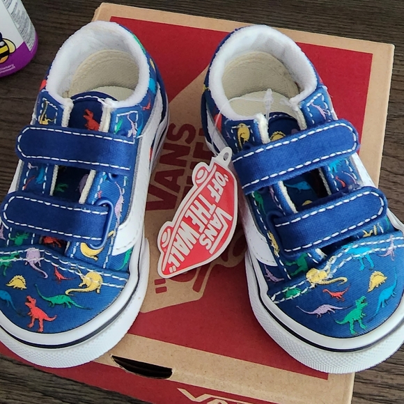 Toddler size 4 Dino Vans - Picture 2 of 3
